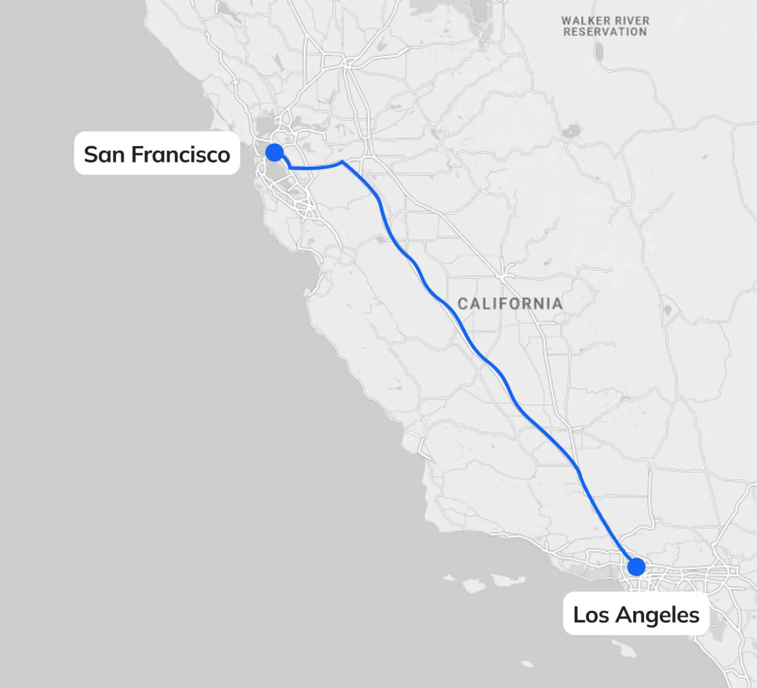 Plan your routes to see how far you can get in California before needing a Level 3 DC fast charging station to recharge your VinFast