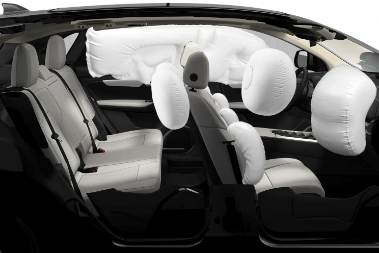 The VF 8 comes with 11 airbags, almost double the industry standard