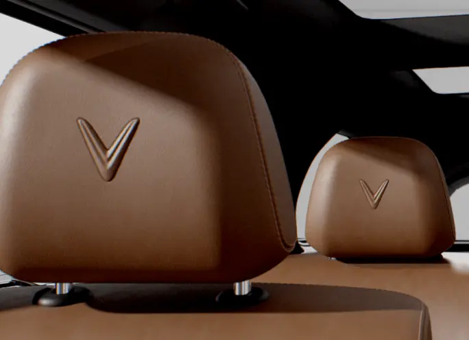 The VF 9 comes standard with premium, vegan leather interior to keep you comfortable